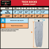 NJ Titans Midgets Tech Socks - Red - Kit